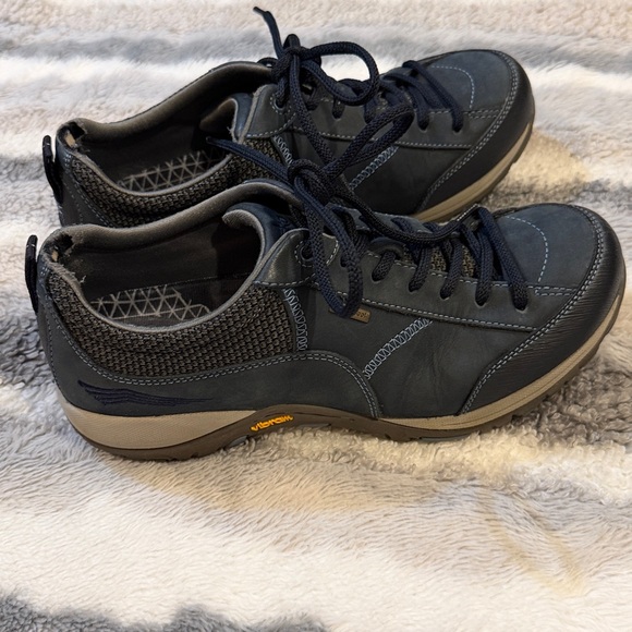 Dansko Paisley Waterproof Navy Shoes - Picture 2 of 10